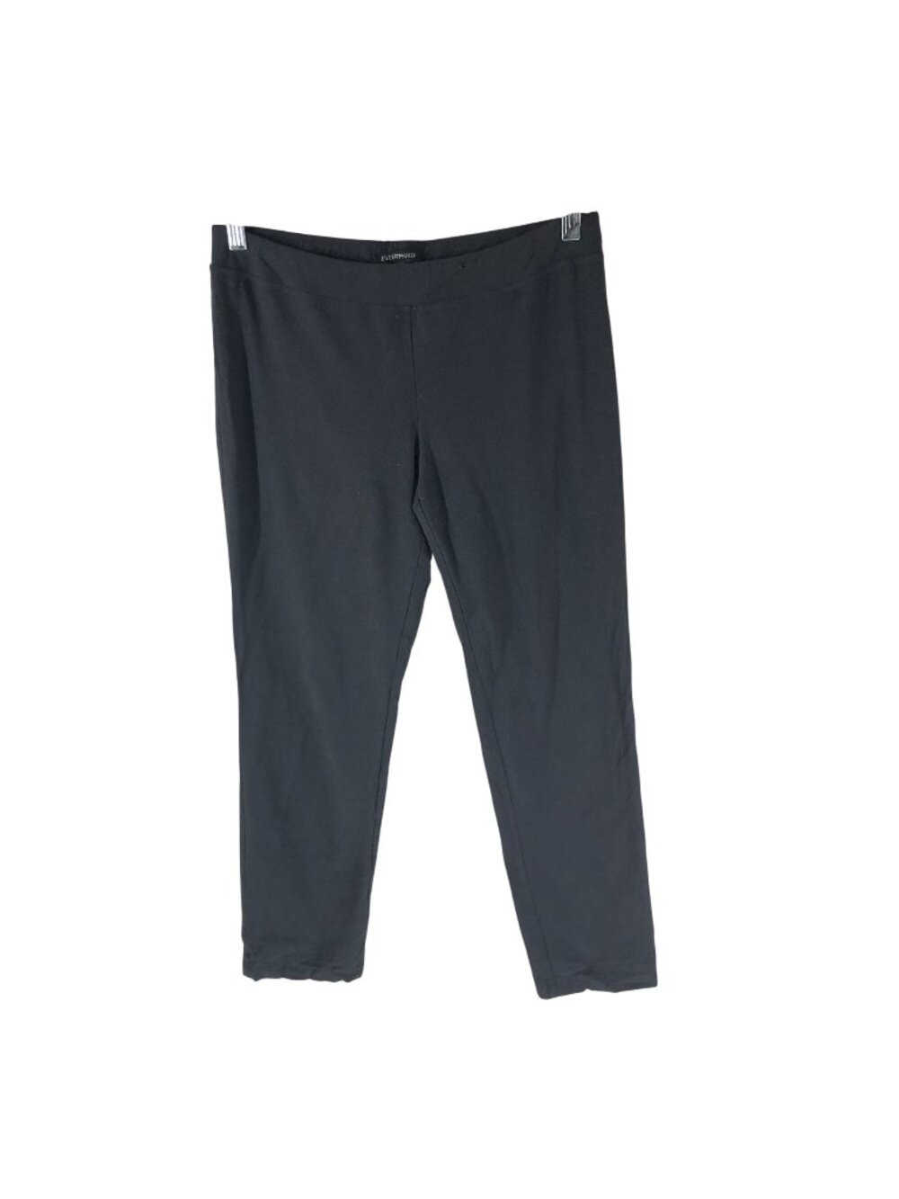 Eileen Fisher Black Stretch Knit Pants Womens Small Pull On Skinny